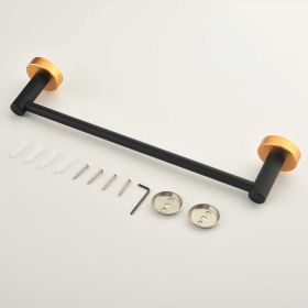 6 Piece Bathroom Towel Rack Set Wall Mount White Icon