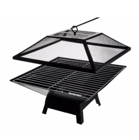 Square Small Fire Pit BBQ Party Portable Fire Pit