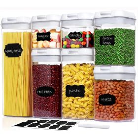 7-piece Set Of Food Containers (Color: White)