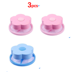 Float Filter For Washing Machine Hair Remover (Option: Blue+pink-3pcs)