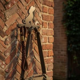 CIFbuy Rustic Farmhouse Dog Silhouette Wall Hooks Set, Heavy-Duty Rustproof Adhesive Storage Rack No Drilling Needed, No Drilling Needed, Holds B (Option: 66006507)