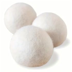 Laundry Dryer Balls, Reusable Laundry Balls, Washing Machine Laundry Balls, Fabric Softener Balls, Laundry Dryer Balls, Anti-tangle Laundry Balls (Option: 3pack-3inches)