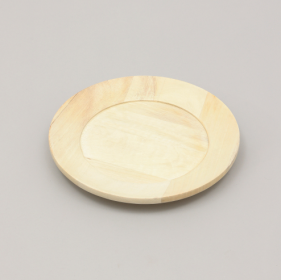 Handcrafted 13 Wood Charger Plate   Wooden Dinning Placemat Artisan Wood Tableware (Option: White2)