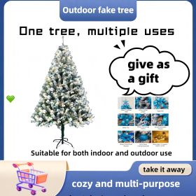 One Type Of 2.1m Artificial Christmas Decorative Tree With Multiple Accessory Packs. Optional Colors. Pink, Red, Gold, Blue. On Off-season Promotion (Color: Red)