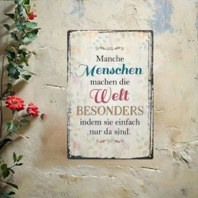 CIFbuy 2D Flat Metal Sign Some People Make The World Special, World Special, Iron Wall Art 8x12（Some ikSome, Some ikSome, Theme Self-pickup Logio (Option: 46072434)