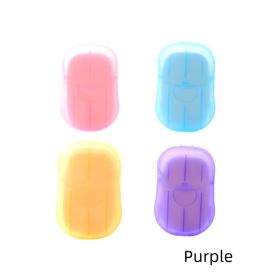Disposable Hand Soap Paper (Color: Purple)