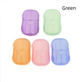 Disposable Hand Soap Paper (Color: Green)