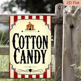 CIFbuy Vintage Circus Candy Aluminum Tin Sign 8x12, Sign 8x12, Rustic Nostalgic Wall Decor（ikTin, ikTin, Theme Self-pickup Logiopics） (Option: 66710419)