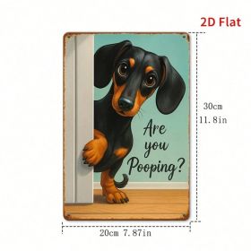 CIFbuy Vintage Are You Pooping Metal Sign 8x12 Inch, Inch, Funny Bathroom Tin Wall Decor（ikMetal, ikMetal, Theme Self-pickup Logiopics） (Option: 57140312)